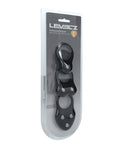Not Regular Toys Shots Levelz Silicone Training Cock Ring Set of 3 - Black