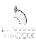 Man Cage Shots Man Cage Chastity 3.5" Cock Cage Model 2 - Clear - Image 2