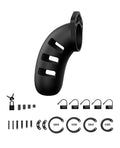 Man Cage Shots Man Cage Chastity 4.5" Cock Cage Model 21 - Black - Image 3