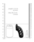 Man Cage Shots Man Cage Chastity 4.5" Cock Cage Model 21 - Black - Image 4