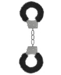 Ouch Shots Ouch Beginner's Handcuffs Furry - Black - Image 2