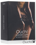 Ouch Shots Ouch Leather Cuffs - Black