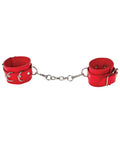 Ouch Shots Ouch Leather Cuffs - Red - Image 2