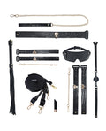 Ouch Shots Ouch! Rome Collection Bondage Kit w/Bag - Black - Image 3