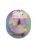 Ouch Shots Ouch! Heavy-duty Fluffy Handcuffs - Powder Rainbow - Image 2