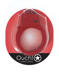 Ouch Shots Ouch! Classic Metal Handcuffs - Red - Image 2
