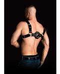 Ouch Shots Ouch Costas Solid Structure 1 Body Harness - Black - Image 4
