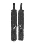 Ouch Shots Ouch Plush Leather Ankle Cuffs - Black - Image 3