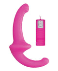 Ouch Shots Ouch Vibrating Silicone Strapless Strap On w/Controller - Pink - Image 2