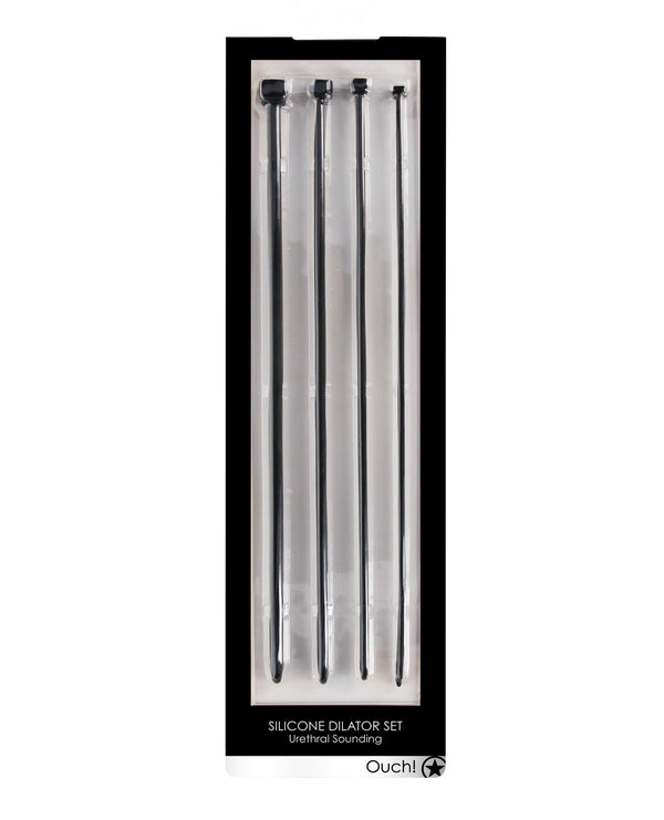 Ouch Shots Ouch Urethral Sounding Dilator Set - Black