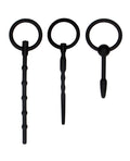 Ouch Shots Ouch Urethral Sounding Plug Set - Black - Image 2