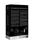 Ouch Shots Ouch Bed Bindings Restraint Kit - Black - Image 2