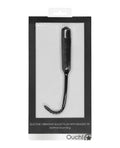 Ouch Shots Ouch Urethral Sounding Silicone Vibrating Bullet Plug w/Beaded Tip - Black