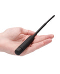 Ouch Shots Ouch Urethral Sounding Silicone Vibrating Bullet Plug w/Beaded Tip - Black - Image 4