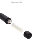 Ouch Shots Ouch Urethral Sounding Silicone Vibrating Bullet Plug w/Beaded Tip - Black - Image 5
