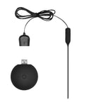 Ouch Shots Ouch Urethral Sounding Silicone Rechargeable & Remote Controlled Vibrating Plug - Black - Image 3