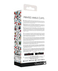 Ouch Shots Ouch Old School Tattoo Style Printed Ankle Cuffs- Black - Image 2