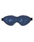 Shots Shots Denim Eye Mask - Blue - Image 3