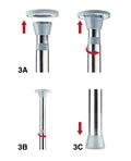 Ouch Shots Ouch Dance Pole - Silver - Image 3
