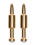 Ouch Shots Ouch Pin Magnetic Nipple Clamps - Gold - Image 2