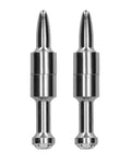 Ouch Shots Ouch Pin Magnetic Nipple Clamps - Silver - Image 2