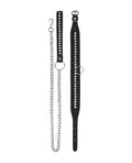Ouch Shots Ouch Diamond Studded Collar w/Leash - Black - Image 4