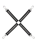 Ouch Shots Ouch Diamond Studded Hogtie - Black - Image 3