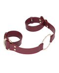 Ouch Shots Ouch Halo Handcuff w/Connector - Burgundy - Image 3