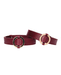 Ouch Shots Ouch Halo Thigh Cuffs - Burgundy - Image 3