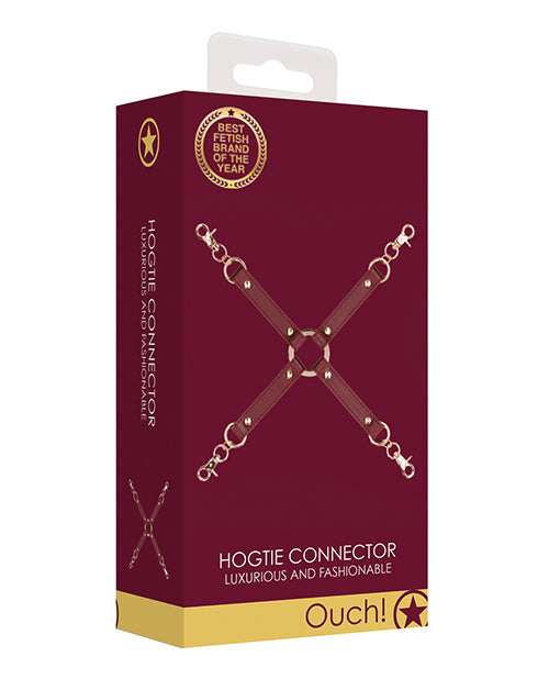 Ouch Shots Ouch Halo Hogtie Connector - Burgundy