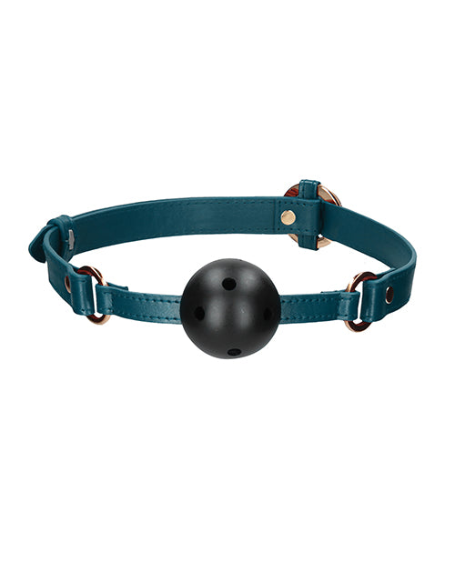 Ouch Shots Ouch Halo Breathable Ball Gag - Green