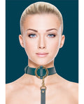Ouch Shots Ouch Halo Collar w/Leash - Green - Image 2