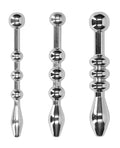 Ouch Shots Ouch Urethral Sounding Metal Plug Set - 58 mm - Image 2