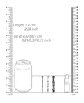Ouch Shots Ouch Urethral Sounding Metal Plug Set - 58 mm - Image 3