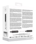 Ouch Shots Ouch Black & White Bonded Leather Hand/Ankle Cuffs - Black - Image 2