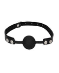Ouch Shots Ouch Black & White Silicone Ball Gag - Black - Image 3
