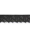 Ouch Shots Ouch Black & White Lace Mask w/Elastic Straps - Black - Image 3
