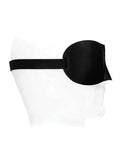 Ouch Shots Ouch Black & White Satin Curvy Eye Mask w/Elastic Straps - Black - Image 4