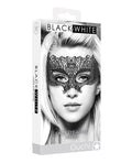 Ouch Shots Ouch Black & White Lace Eye Mask - Princess Black - Image 5