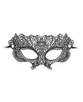 Ouch Shots Ouch Black & White Lace Eye Mask - Princess Black - Image 2
