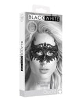 Ouch Shots Ouch Black & White Lace Eye Mask - Empress Black