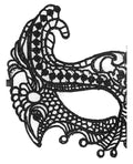 Ouch Shots Ouch Black & White Lace Eye Mask - Empress Black - Image 4