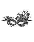 Ouch Shots Ouch Black & White Lace Eye Mask - Royal Black - Image 3
