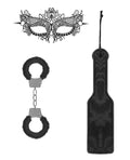 Ouch Shots Ouch Black & White Introductory Bondage Kit #3 - Black - Image 3