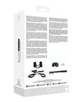 Ouch Shots Ouch Black & White Bed Post Bindings Restraint Kit - Black - Image 2