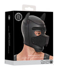 Ouch Shots Ouch Puppy Play Puppy Hood - Black