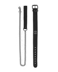 Ouch Shots Ouch Puppy Play Puppy Collar w/Leash - Black - Image 2