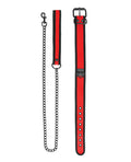 Ouch Shots Ouch Puppy Play Puppy Collar w/Leash - Red - Image 4