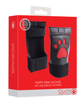 Ouch Shots Ouch Puppy Play Paw Cut-Out Gloves - Red