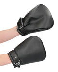Ouch Shots Ouch Puppy Play Lined Fist Mitts - Black - Image 5
